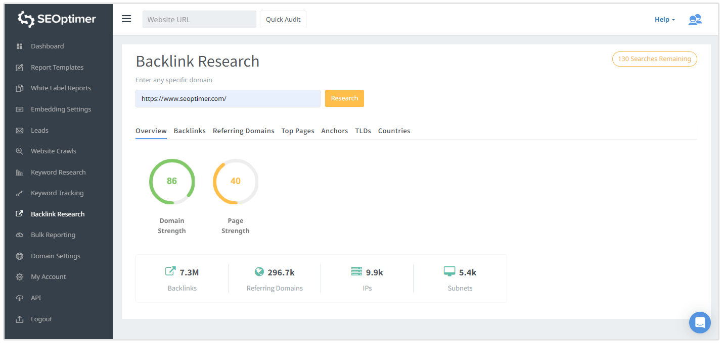 herramienta de investigación de backlinks